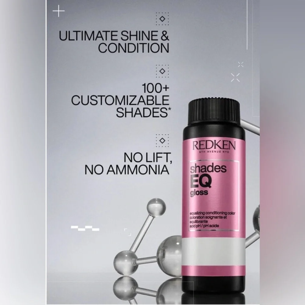 3 Products- Redken Shades EQ Gloss - Icy Beige Blonde